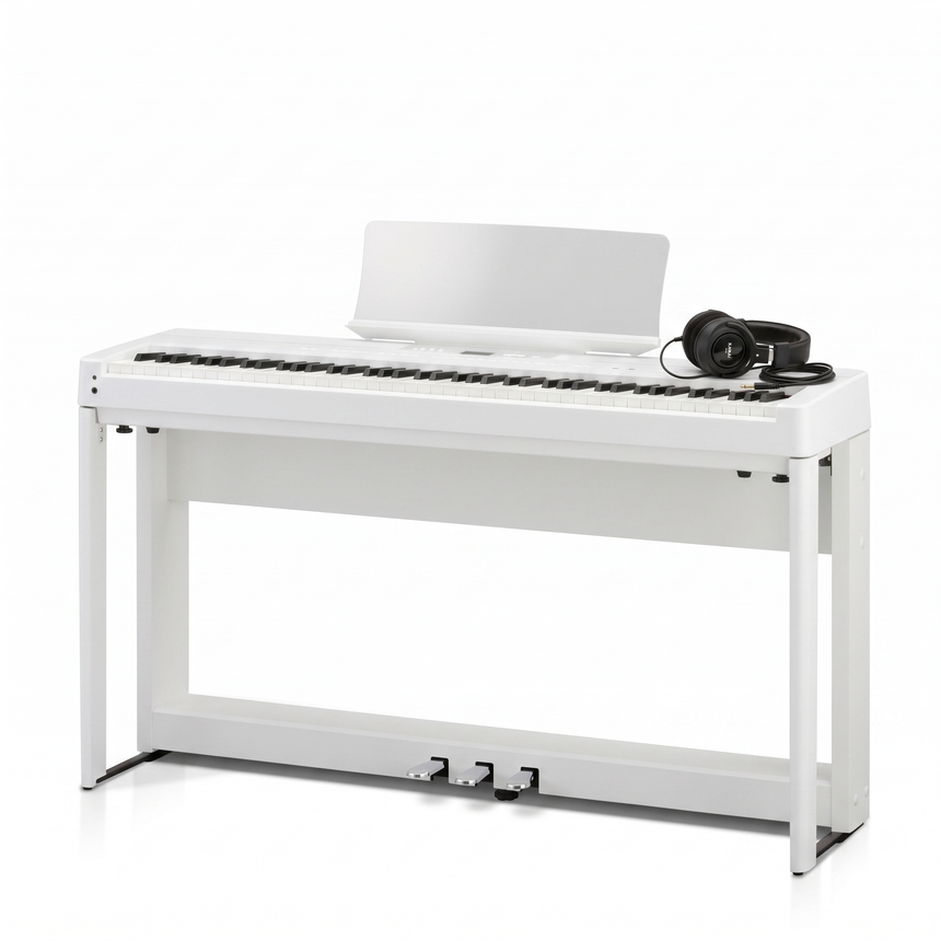 Kawai ES-920 Weiß Bundle mit Ständer, Pedalen und Kopfhörer – bundle-hero