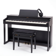 Roland RP 701 Schwarz Matt Bundle mit Bank und Kopfhörer – bundle-hero