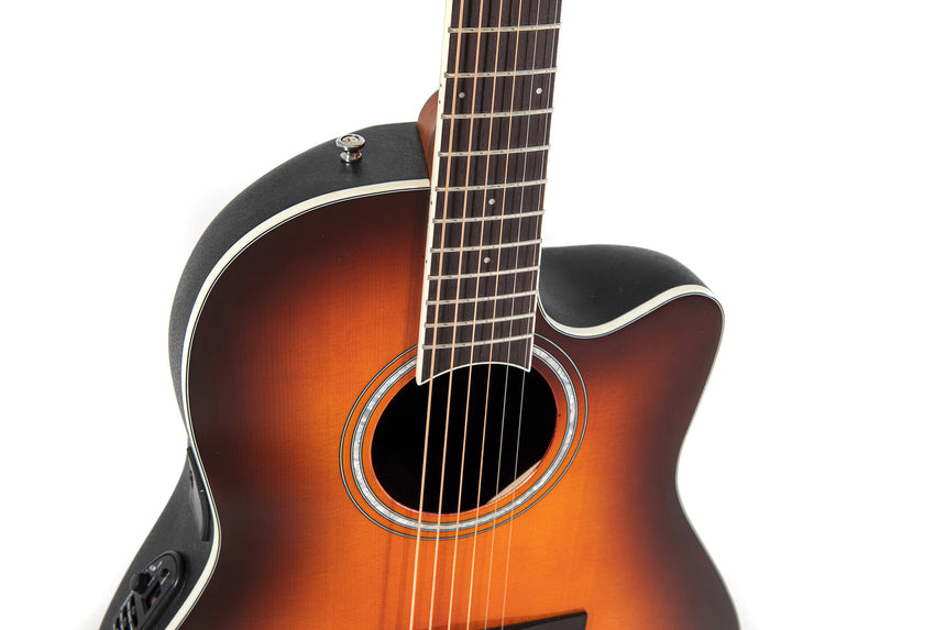 Ovation E-Akustikgitarre Celebrity Traditional Mid Cutaway (B-Ware) - Musik-Ebert Gmbh