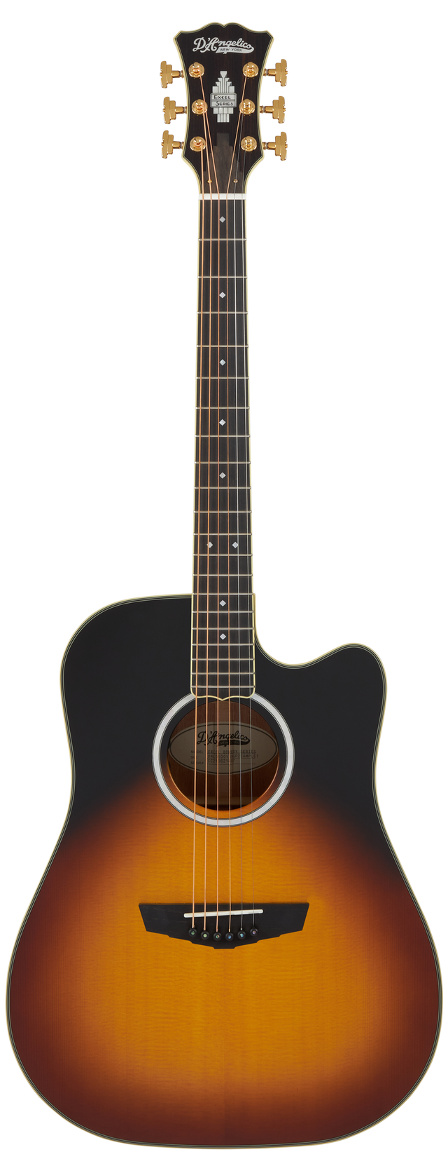 D' ANGELICO Excel Bowery Vintage Sunset mit Tasche - Musik-Ebert Gmbh