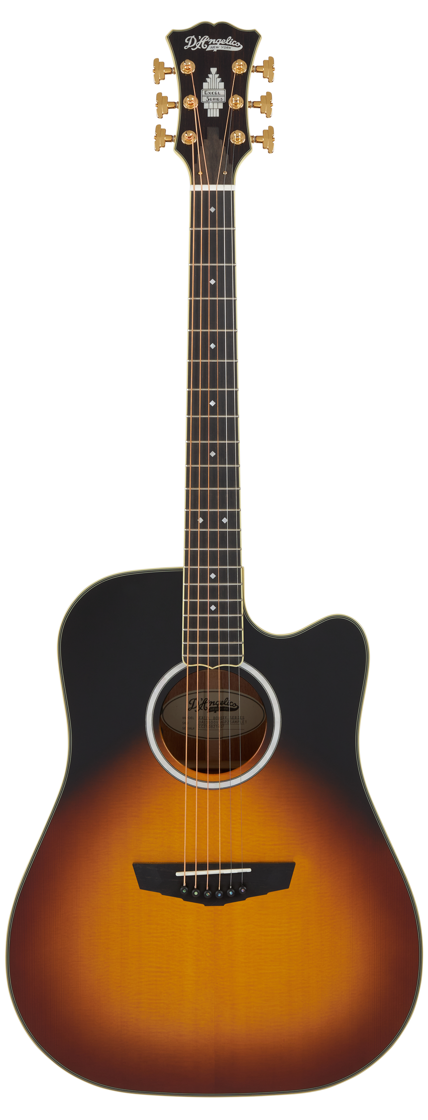 D' ANGELICO Excel Bowery Vintage Sunset mit Tasche - Musik-Ebert Gmbh