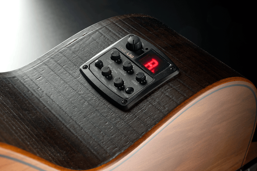 LAG Westerngitarre SAUVAGE-ACE mit Gitarrentasche - Musik-Ebert Gmbh