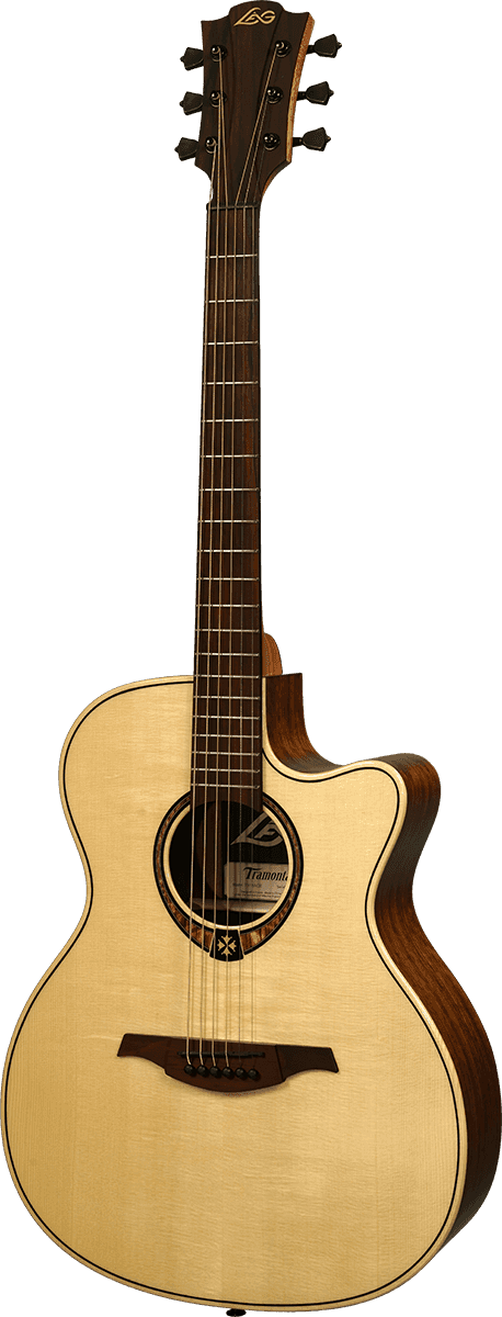 LÂG Westerngitarre Tramontane - GLA T318ACE, Auditorium, Engelmannfichte massiv - Musik-Ebert Gmbh
