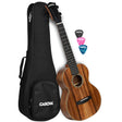 Cascha Solid Vollmassiv Acacia Tenor Ukulele mit Tasche HH2311 - Musik-Ebert Gmbh