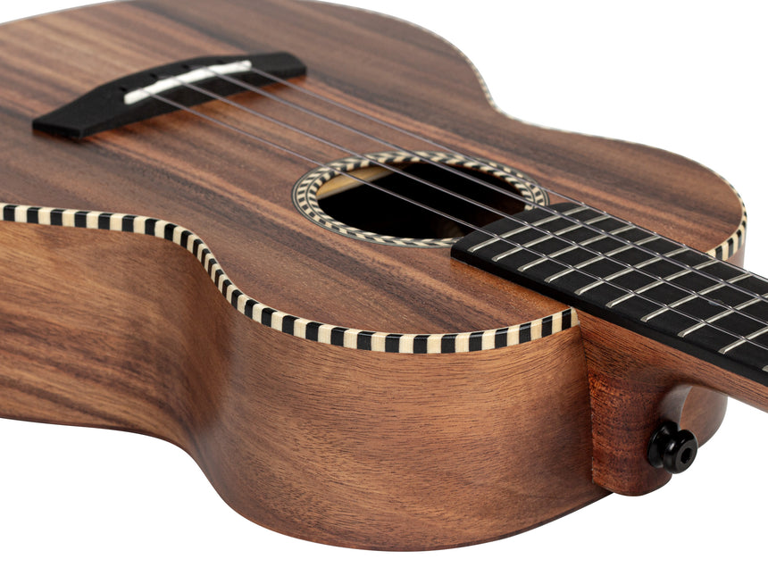Cascha Solid Vollmassiv Acacia Tenor Ukulele mit Tasche HH2311 - Musik-Ebert Gmbh