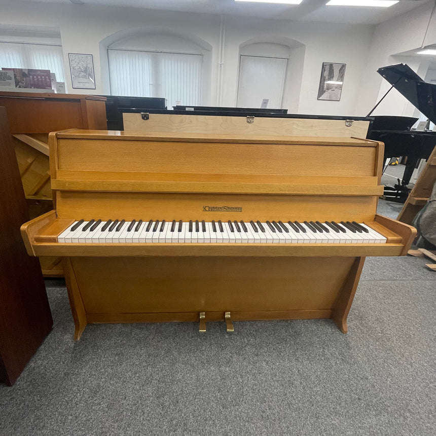 GROTRIAN-STEINWEG Klavier Mod. 100 Occasion Nussbaum hell Bj. 1960 (gebraucht) - Musik-Ebert Gmbh