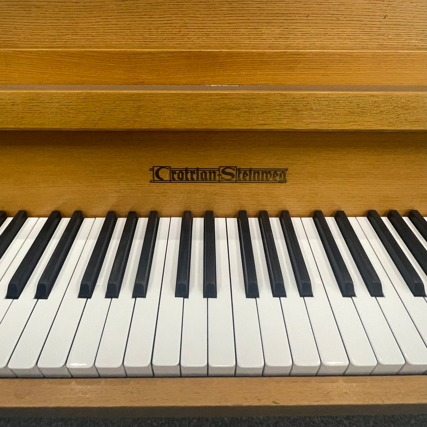 GROTRIAN-STEINWEG Klavier Mod. 100 Occasion Nussbaum hell Bj. 1960 (gebraucht) - Musik-Ebert Gmbh