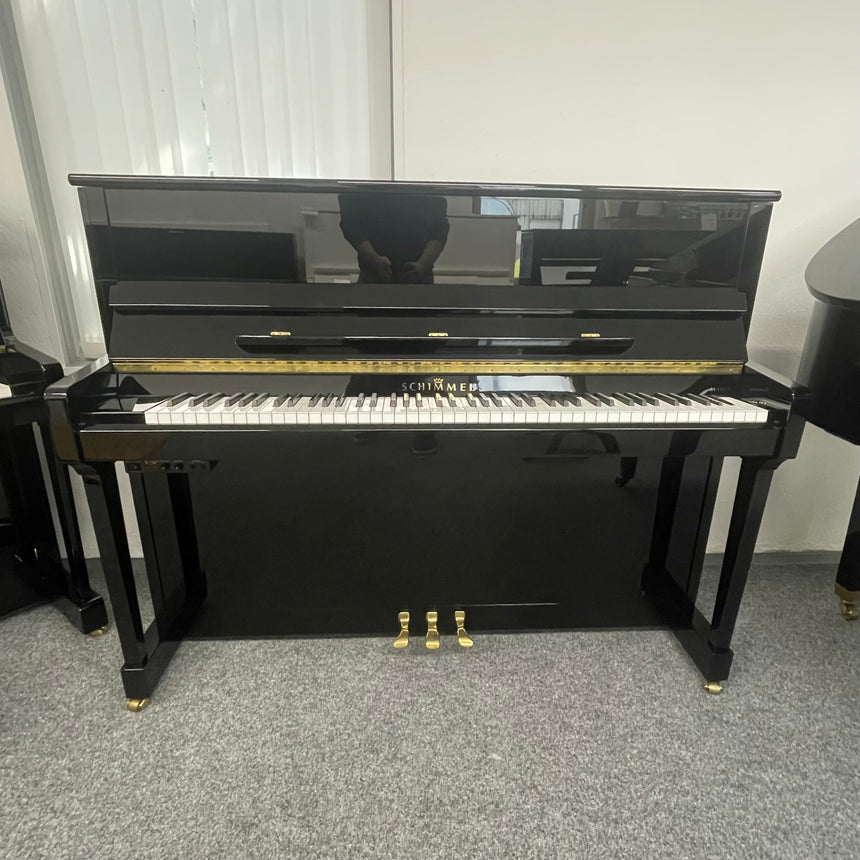 W. SCHIMMEL Klavier Classic 121 Tradition SILENT / TwinTone Occasion Schwarz poliert, Bj. 2009 Bestzustand (gebraucht) - Musik-Ebert Gmbh