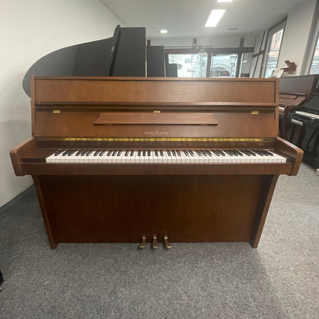 W.Schimmel Klavier 112/5 Occasion Nussbaum dunkel Bj. 1985 sehr guter Zustand (gebraucht) - Musik-Ebert Gmbh