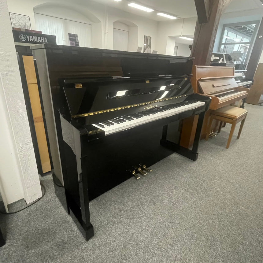 SCHIMMEL Klavier 116S mit Silent schwarz poliert Occasion Bj. 2004, sehr guter Zustand (gebraucht)
