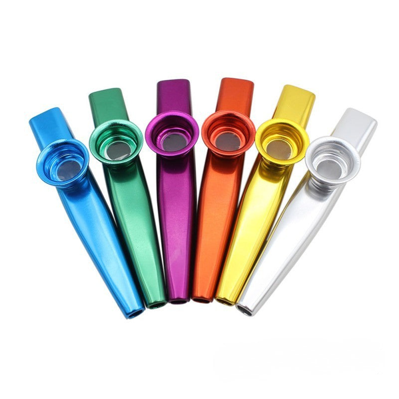 U-Turn Metal Kazoo – colourful mirliton with humming membrane, colour not selectable