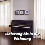 STELZHAMMER Klavier 112 M Occasion schwarz poliert Bj. 1985 (gebraucht) - Musik-Ebert Gmbh