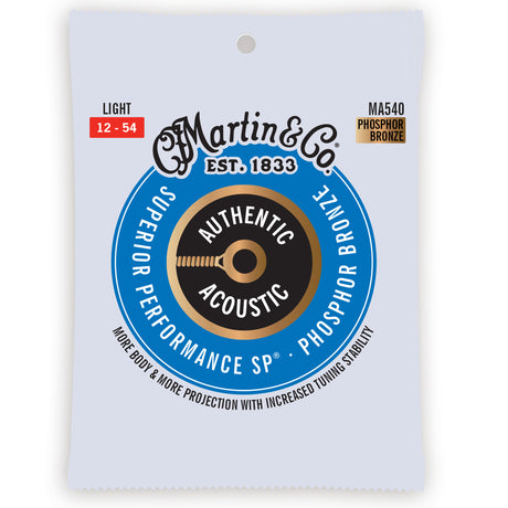 Martin Authentic Acoustic SP Phosphor Bronze Light 12-54 (MA540) Verpackung