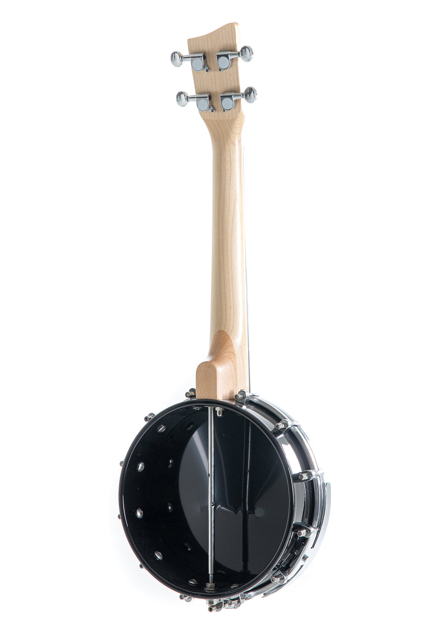 VGS Manoa VG512500 banjo ukulele, black head – rear view