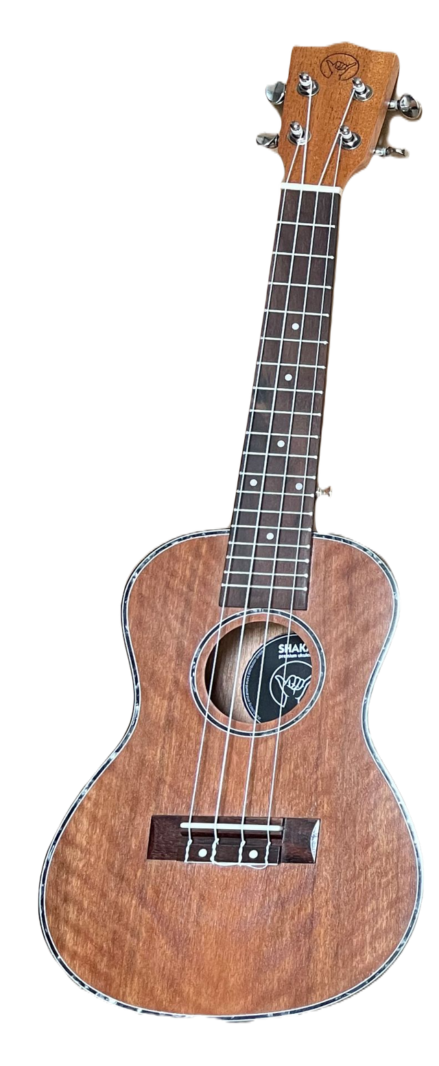 AMI Shaka Sopran Ukulele Waveseeker Mahagoni inkl. Tasche - Musik-Ebert Gmbh