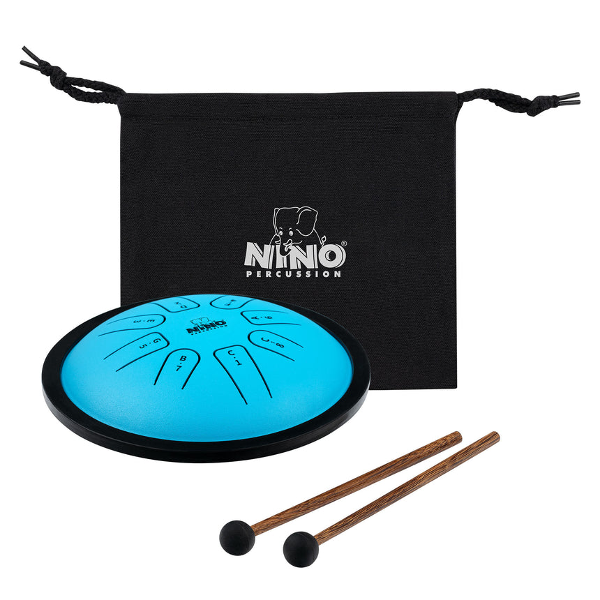 NINO Percussion Steel Tongue Drum - Blue - Musik-Ebert Gmbh