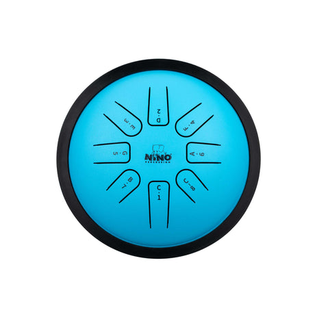 NINO Percussion Steel Tongue Drum - Blue - Musik-Ebert Gmbh