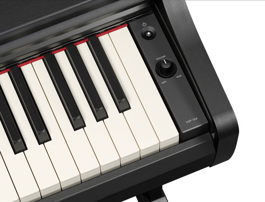 Yamaha YDP-166 Schwarz – Perspektive