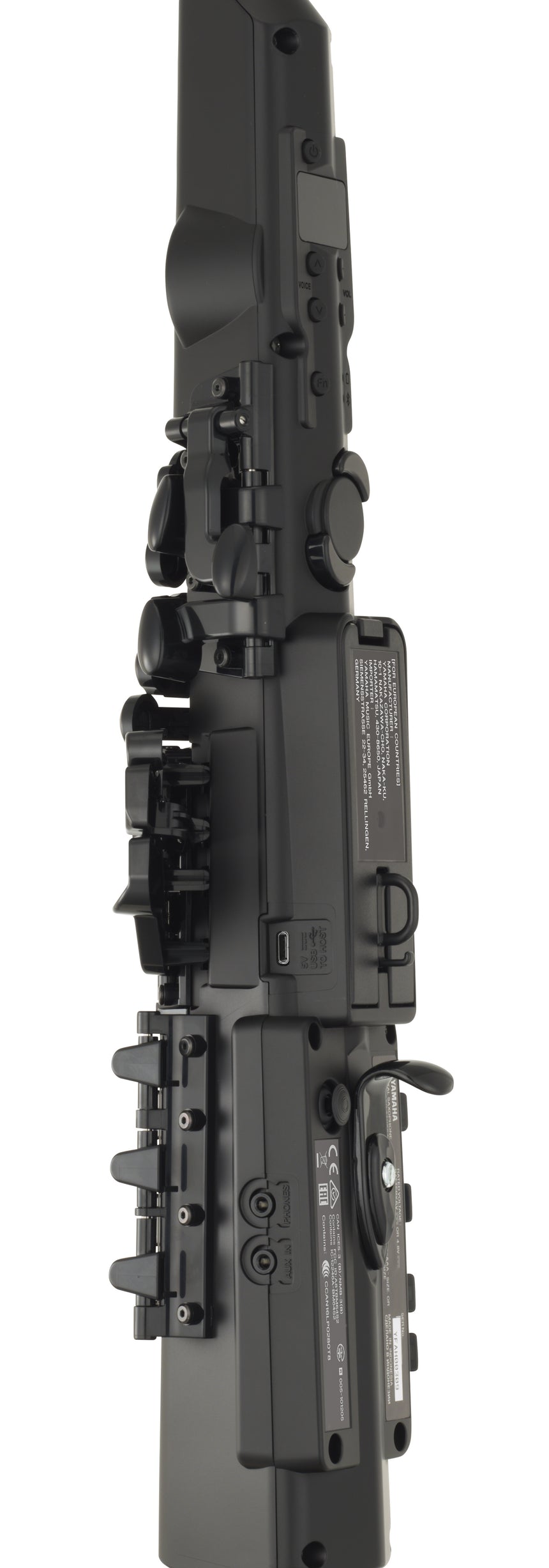 Saxophone numérique Yamaha YDS-122 – détail des connexions