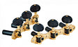 ORTEGA DeLuxe Guitar Tuning Machines - Black/Gold - Musik-Ebert Gmbh