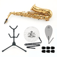 Roy Benson AS202 Altsaxophon-Bundle mit Ständer, Pflegeset & Bissplatten Set-Bild