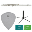 Yamaha YFL-262 Querflöten-Bundle (Ringklappen) mit Ständer, Wischer & Pflegepapieren Set-Bild