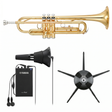 Yamaha YTR-3335 Goldlack Trompeten-Bundle – Set-Bild