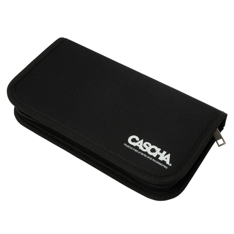 Cascha Ocean Rock Blues Mundharmonika Black 7er Set C-D-E-F-G-A-Bb mit Tasche – diatonisch nach Richter, 10 Loch mit Phosphor-Bronze-Stimmzungen (Kopie)
