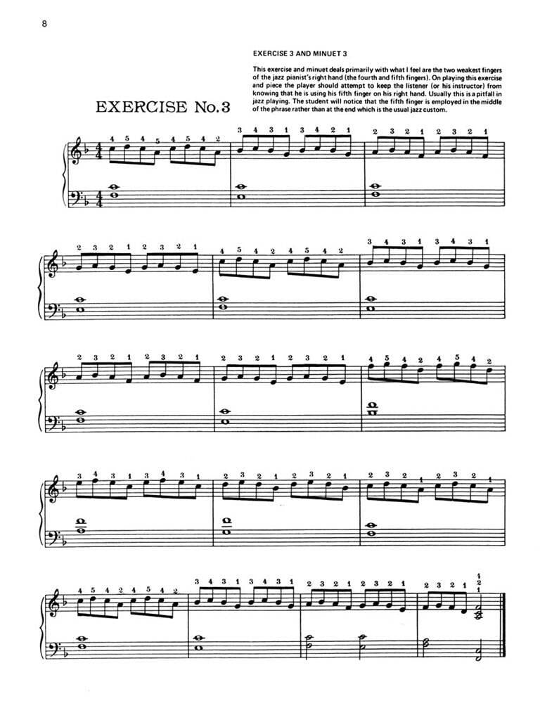 Jazz Exercises, Minuets, Etudes and Pieces for piano - Peterson, Oscar Emmanuel - Musik-Ebert Gmbh