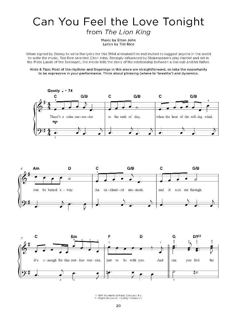 Really Easy Piano: 40 Disney Songs for easy piano - Musik-Ebert Gmbh