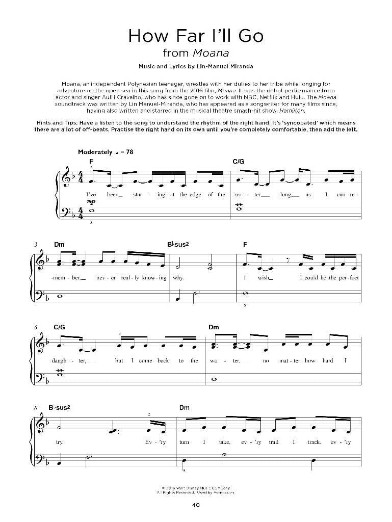 Really Easy Piano: 40 Disney Songs for easy piano - Musik-Ebert Gmbh