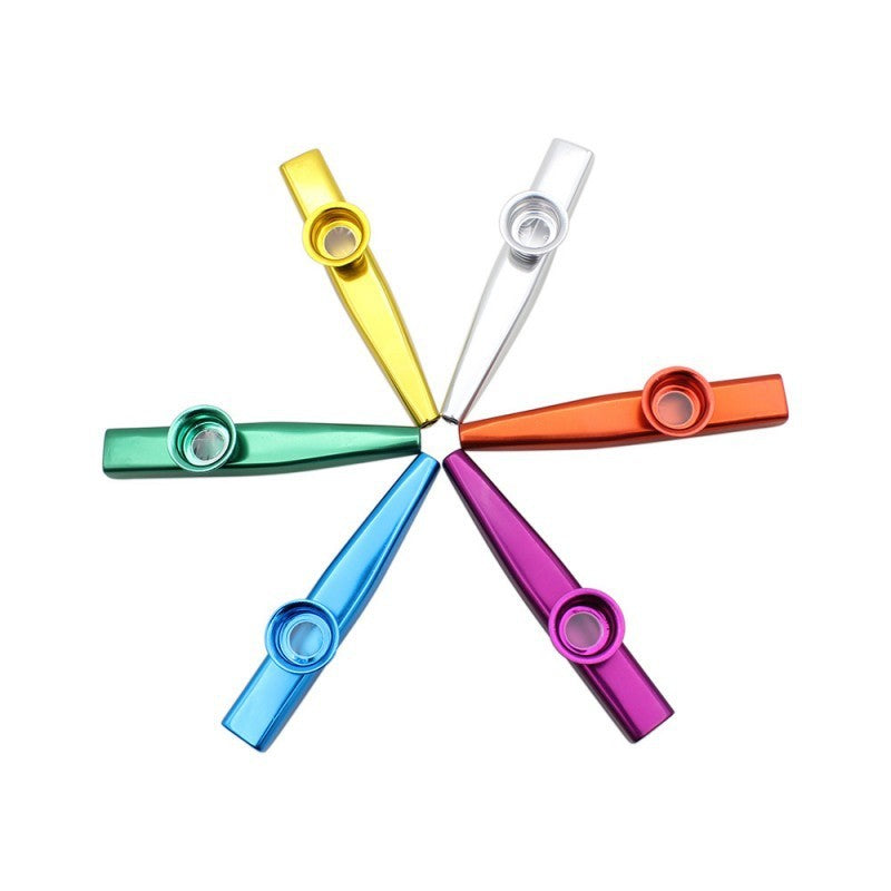 U-Turn Metal Kazoo – colourful mirliton with humming membrane, colour not selectable