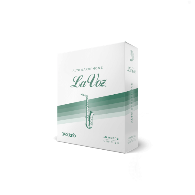 La Voz Alto Saxophone Reeds Pack of 10 Various Strengths