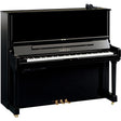 Yamaha YUS3 SH3 upright piano in polished ebony with Silent control unit and headphones