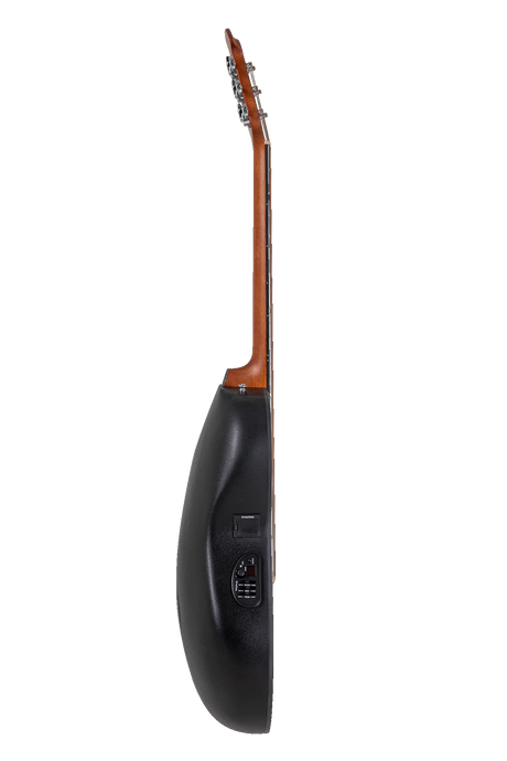Ovation CE44-5-G Westerngitarre in Schwarz – Seitenansicht