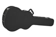 GEWA Flat Top Economy 523.100 classical guitar case in black – closed front view
