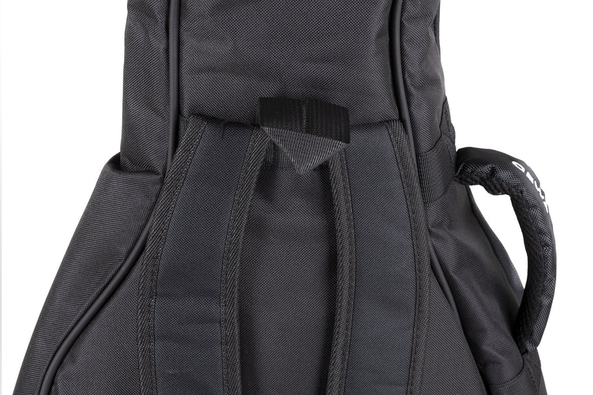 Housse GEWA Premium 20 pour guitare acoustique, noire – détail de la poignée de transport