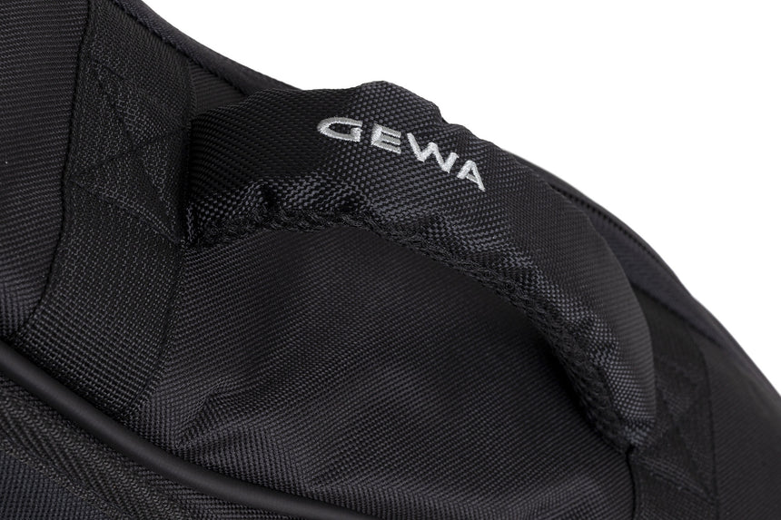 Housse GEWA Premium 20 pour guitare acoustique, noire – détail de la bretelle