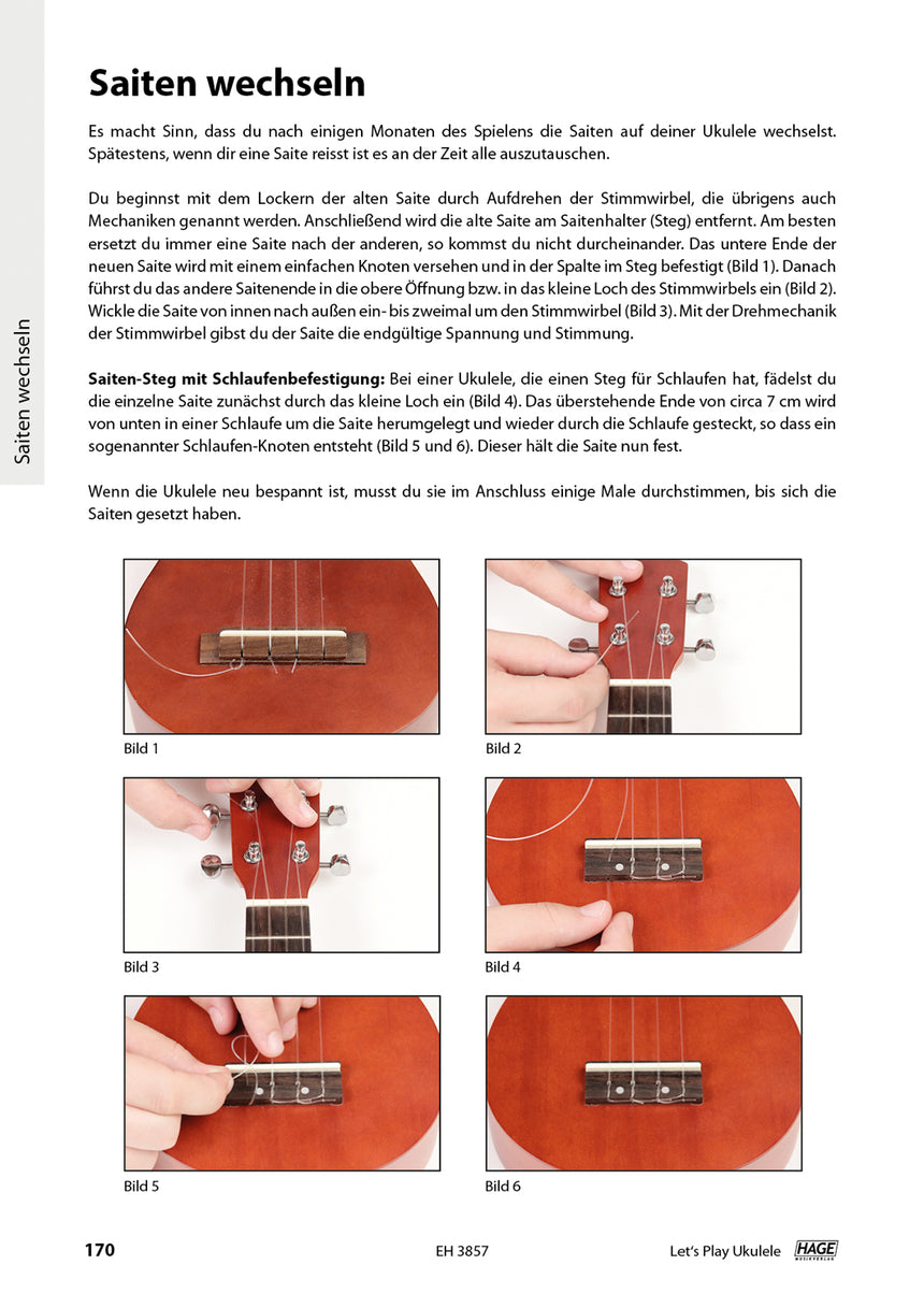 Let's Play Ukulele – Instructions pour changer les cordes