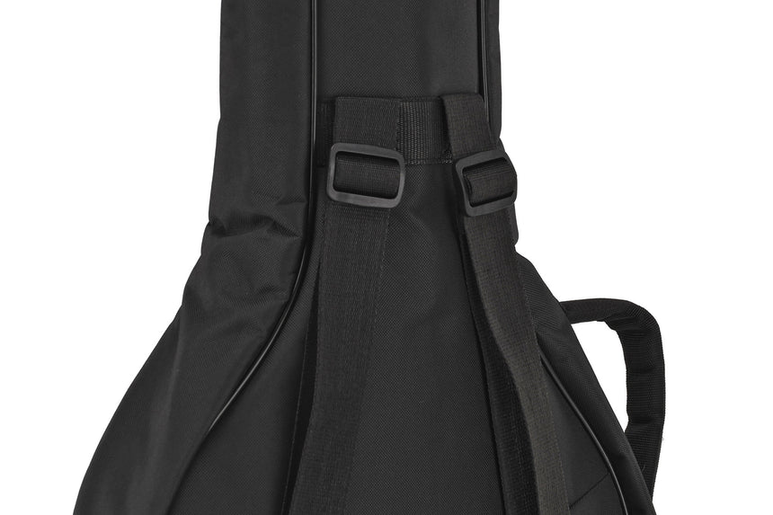 GEWA Basic 5 black 4/4 classical guitar gig bag – strap buckle detail