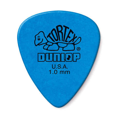 Dunlop Tortex Standard 1.00 mm single pick, front view
