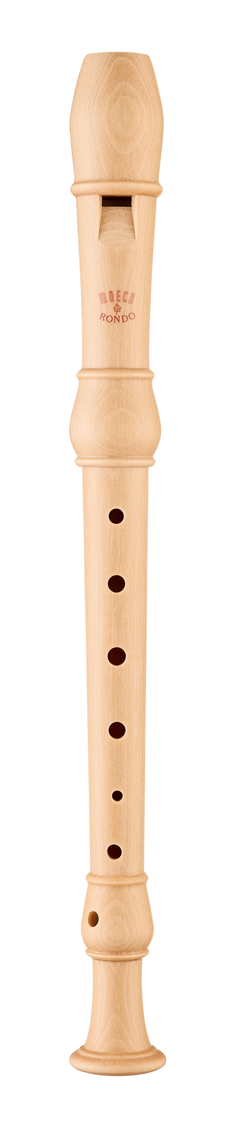 Flûte à bec soprano Moeck Rondo 3210 en érable naturel – vue complète de face