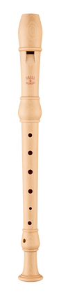 Flûte à bec soprano Moeck Rondo 3210 en érable naturel – vue complète de face