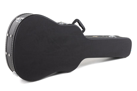 GEWA Flat Top Economy acoustic guitar case 523.110, black – front three-quarter view