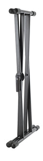 König & Meyer 18997-000-55 double-X keyboard stand, black – folded side view