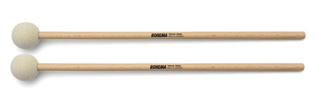 Rohema ET434, item 61434 – two timpani mallets with white felt heads and beech shafts