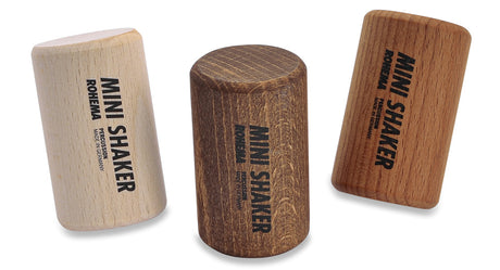 Rohema Mini Shaker three-piece set 61563 – all three natural wood shakers