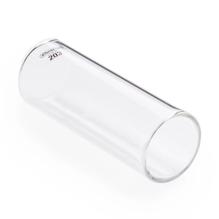 Dunlop Glas-Slide 203, klar, schräge Seitenansicht