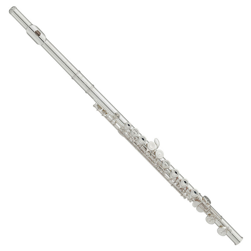 Yamaha YFL-222 Querflöten-Bundle mit Ständer, Wischer & Pflegepapieren