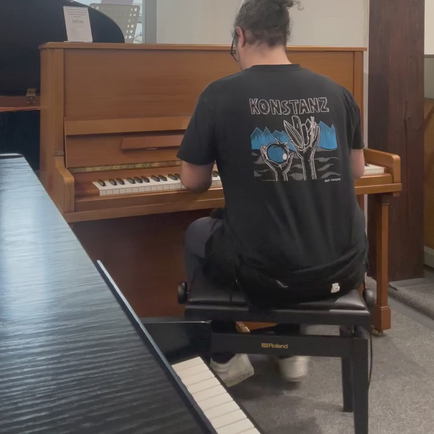 FEURICH Klavier F 128 Occasion Nussbaum Bj. 1995 sehr guter Zustand - Renner Mechanik (gebraucht)